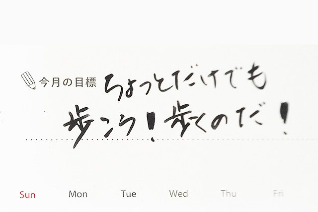 とにかく、歩こう！ 一歩ずつ前進できた11月