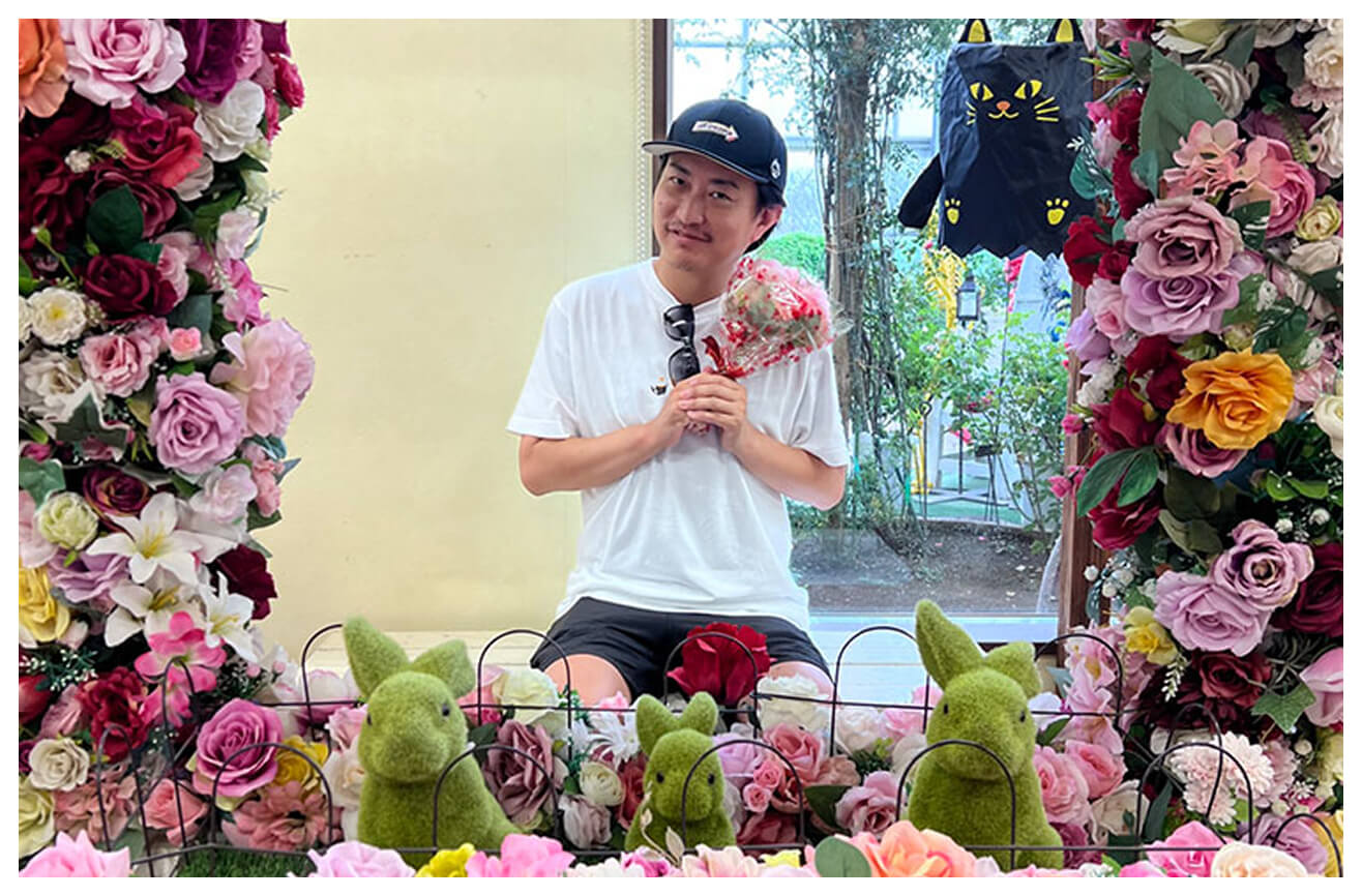 バラのおじさんの写真