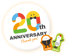 aradas20周年特設サイトバッチ